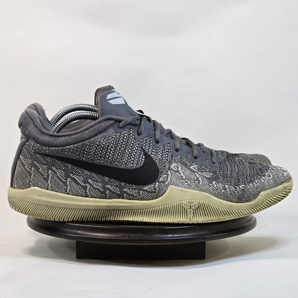 Nike Kobe XI 11 EM Low Shoes Mens 11.5 Gray Basketball Sneakers 908972-001 Mamba